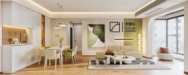 興公館122㎡ | 溫馨治愈奶油風(fēng)，每一幀都超級(jí)治愈?。?！